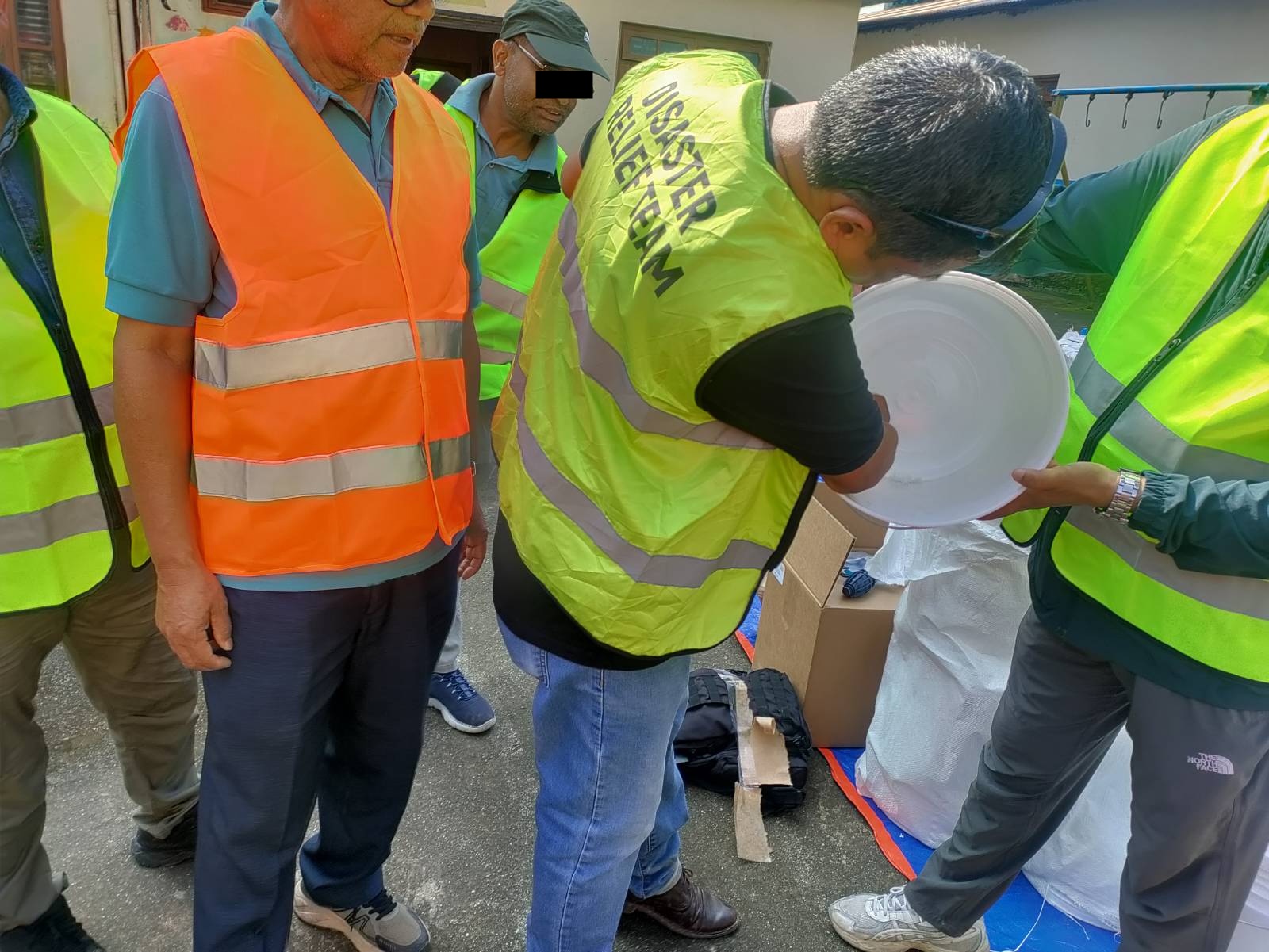 Local leaders coordinating relief response in Nepal